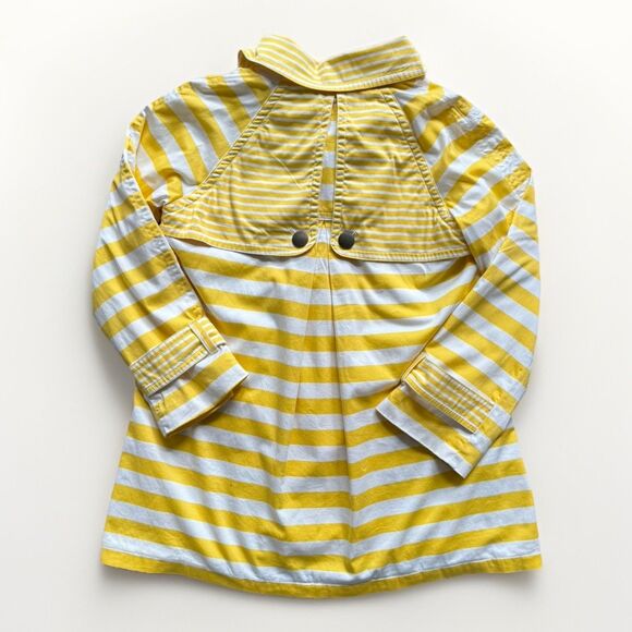 Prosper And Devine Lightweight Jacket Yellow And White Striped Size Medium - Picture 3 of 7